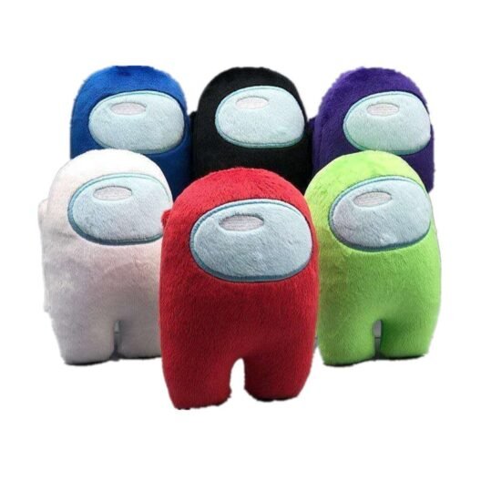 11cm Soft Plush Among Us Game Plush Toy with Music Kawaii Stuffed Doll Christmas Gift Cute Red Small Among Us Plushie Xmas Gift